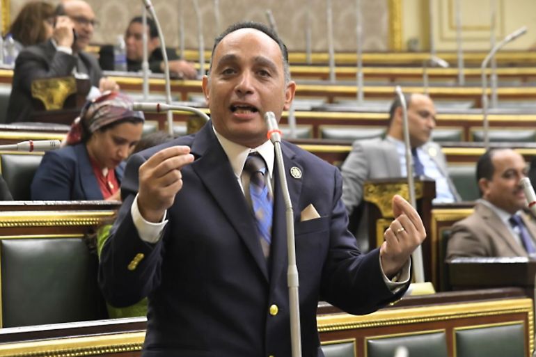 النائب فريدي البياضي عضو مجلس النواب عن الحزب المصري الديمقراطي - الصورة خاصة من المصدر