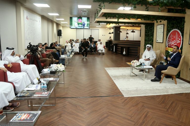 ندوة بالمركز القطري للصحافة تنتقد عجز المجتمع الدولي عن حماية الصحفيين 2 حضور كبير من جانب الإعلاميين والصحفيين بالدوحة للندوة إحياء لليوم العالمي لحرية الصحافة