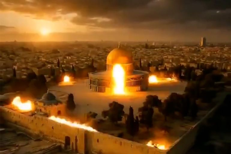 القدس في أبريل.. انتهاكات غير مسبوقة للاحتلال في المسجد الأقصى 1 جماعات إسرائيلية متطرفة تنشر فيديو تحريضي لتفجير المسجد الأقصى