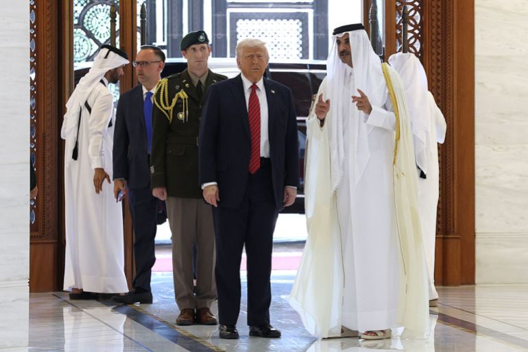 بالصور.. كيف استقبلت الدوحة الرئيس ترامب؟ 4