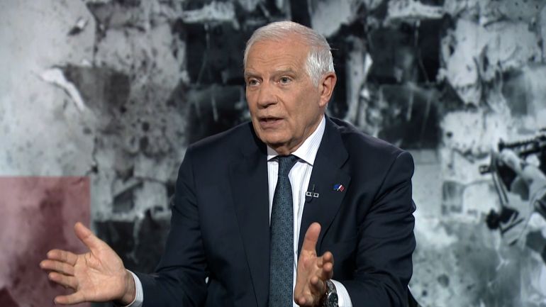غزة تدفع أوروبا لخصام تاريخي مع إسرائيل 1 لقاء مع جوزيب بوريل Josep Borrell مصدر الصورة: من لقاء خاص في استوديو الجزيرة