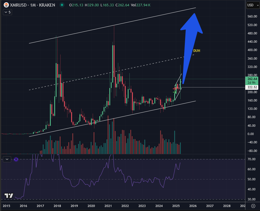 مسامير Monero بعد غسل 330 مليون دولار من BTC من خلال XMR 1