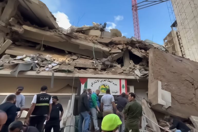 كيف استعدت إسرائيل لاختراق بنك الأهداف الإيرانية؟ 2 استهداف مسؤول العلاقات الإعلامية في حزب الله بغارة إسرائيلية لقطة شاشة الجزيرة