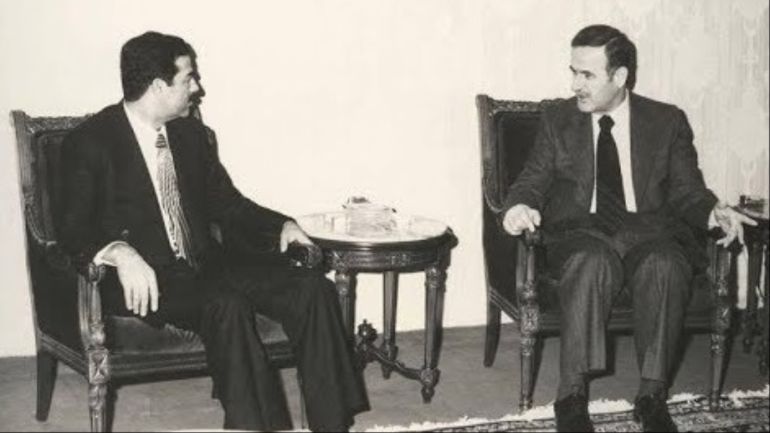 الملفات الغامضة بين صدام والقذافي من صواريخ سكود إلى معسكرات المعارضة 1 BLOGS حافظ الأسد وصدام حسين